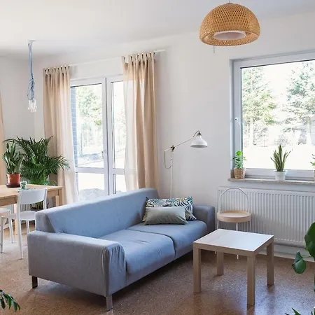 Family With Garden Apartment
